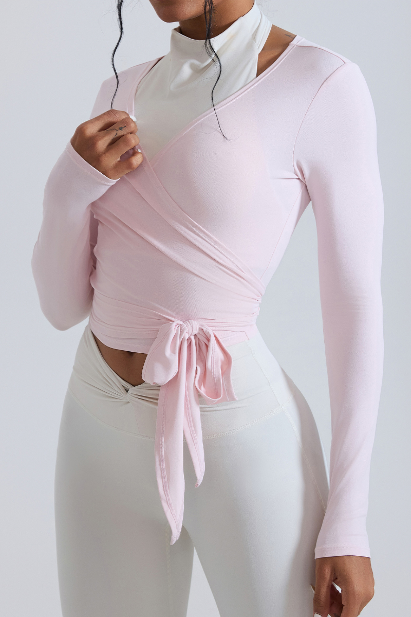 Women's strap-adjustable waistline sport top. - Image 3