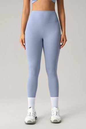Women High-Waisted Sculpting Naked-Feel Running Yoga Compression Leggings