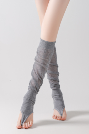 Women's Sheer Stirrup Split-Toe Balletcor Yoga Socks