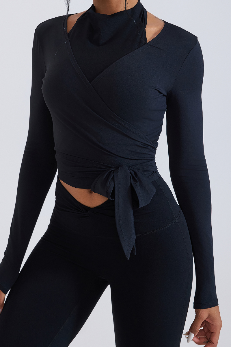 Women's strap-adjustable waistline sport top. - Image 11