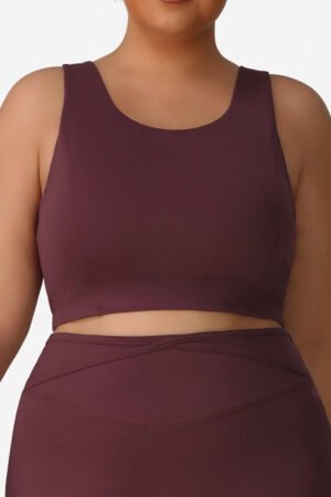 Plus Size Women Seamless U-Neck High Stretch  Bra